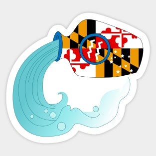 Aquarius (Maryland) Sticker